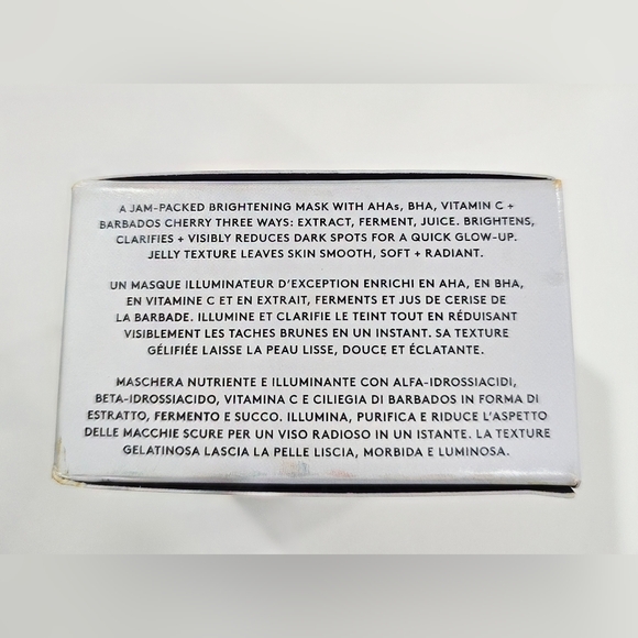 Fenty Skin Cherry Dub Blah 2 Bright 5% AHA Face Mask - 2.5 fl oz/75 ml - NWT - Picture 5 of 6